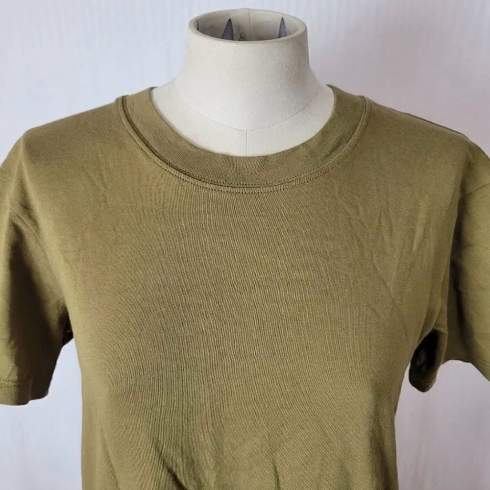 MADEWELL NWT Nordstrom Olive Green TShirt Dress- Size L COMFY but stylish NEW - Picture 3 of 6